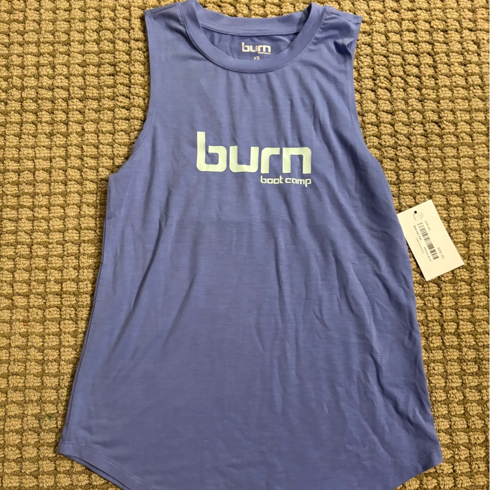 Burn Boot Camp Blue Tank Top